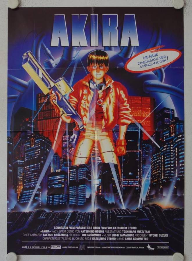 Akira original release german movie poster